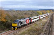 37510 approaching Honeybourne station