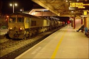 66510 at the rear of the RHTT at Stratford-upon-Avon.