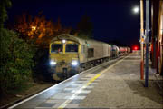 66519 with RHTT 3J04 at Stratford-upon-Avon.